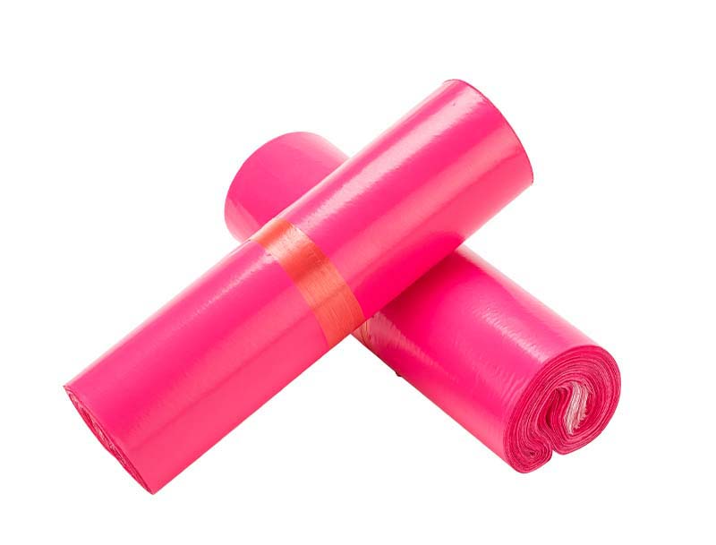 彭州玫红色快递袋-02